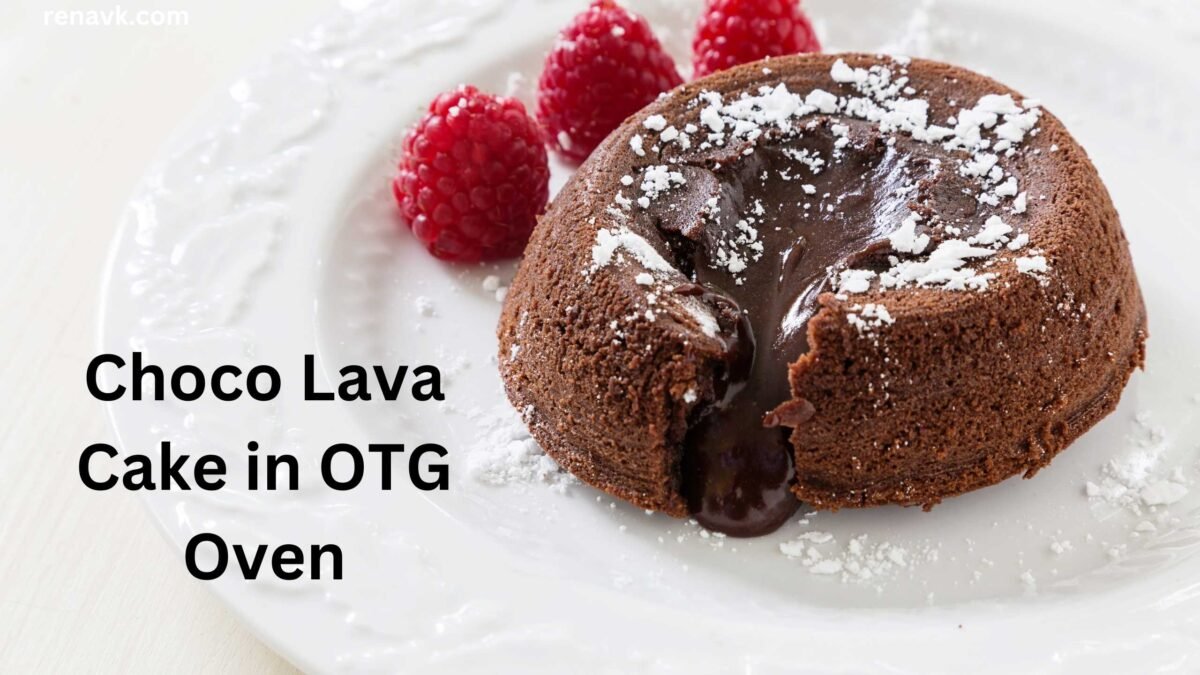 Easy choco lava cake recipe in otg oven