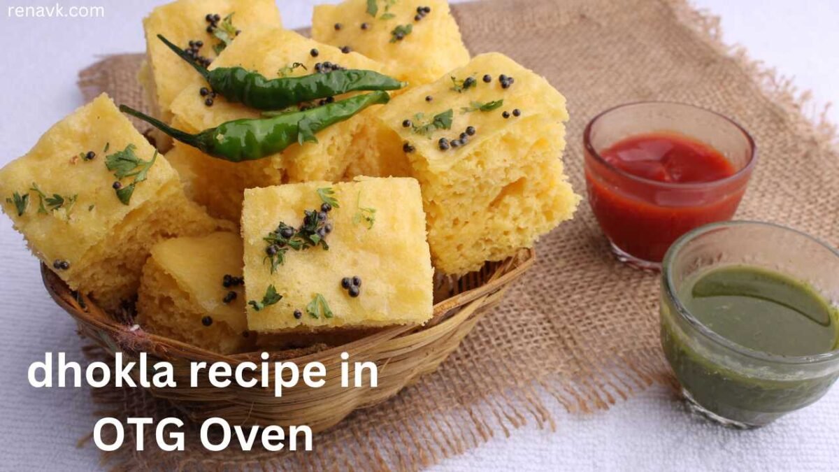 Easy dhokla recipe in OTG Oven