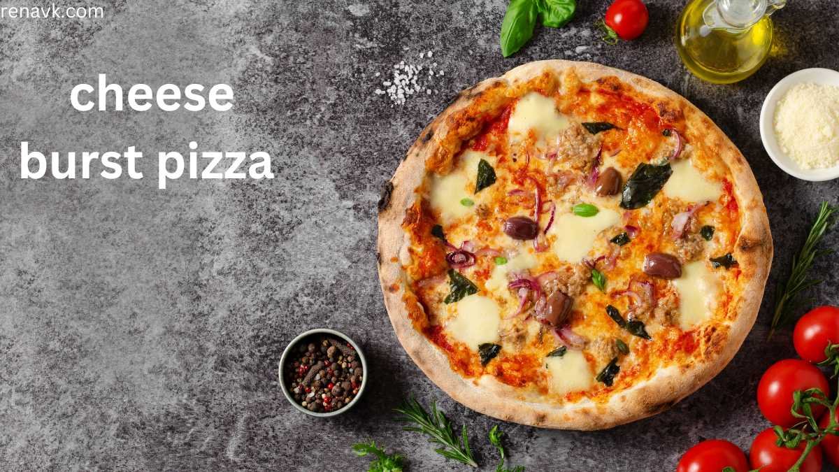 cheese burst pizza recipe in otg oven