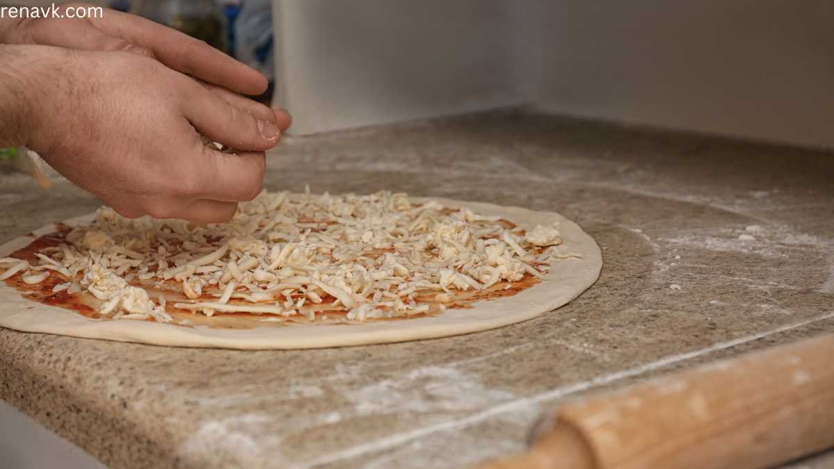 cheese burst pizza recipe in otg oven 4